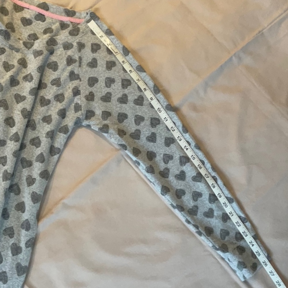 Women’s Gray Heart Pattern Pyjama / Small - Picture 11 of 11